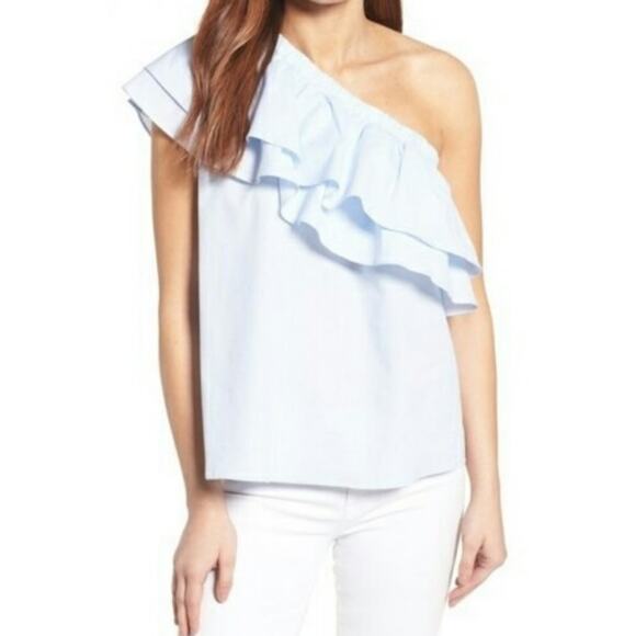 Halogen (Nordstrom) One-Shoulder Top - Size L - NWOT - Picture 2 of 8